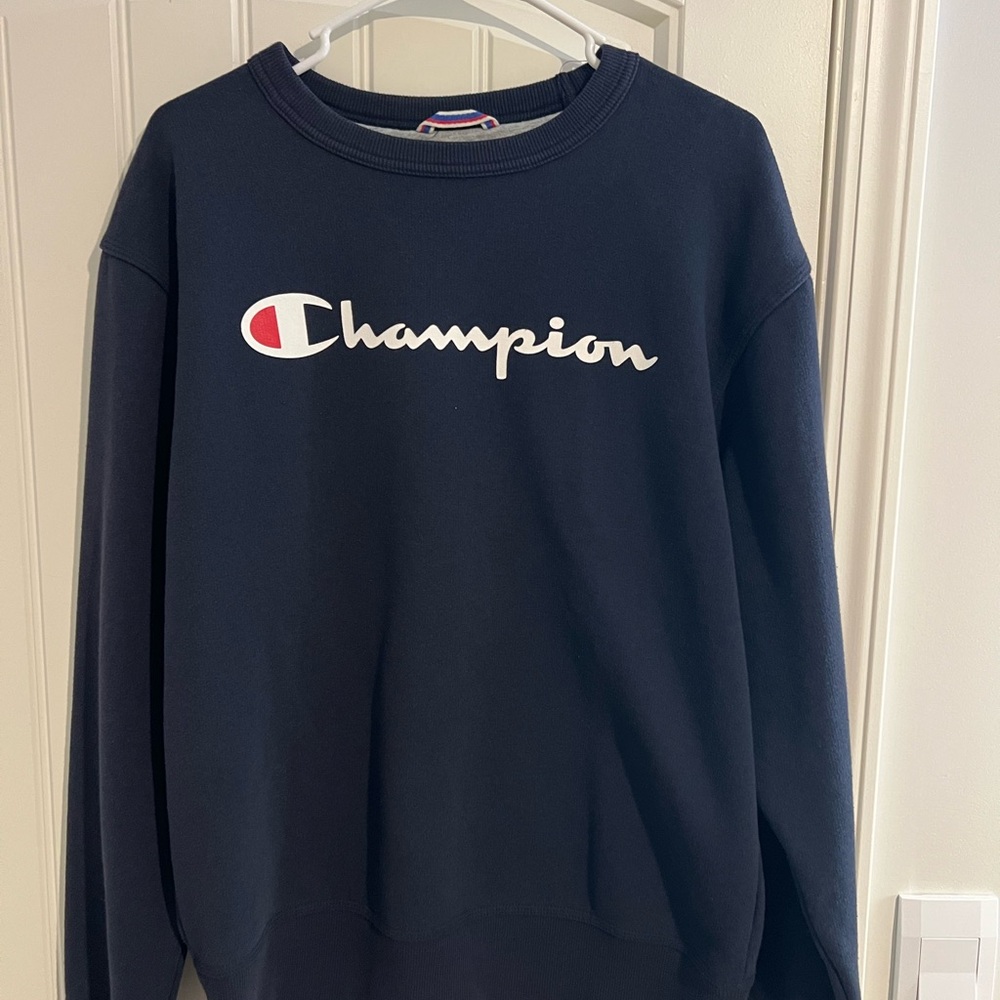 Champion Men's Navy Sweater